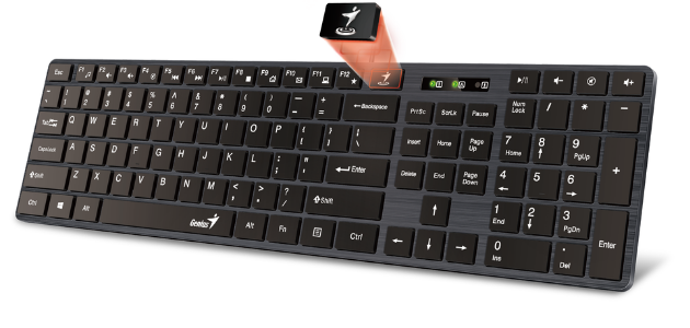 Genius представил свою новую клавиатуру SlimStar 126