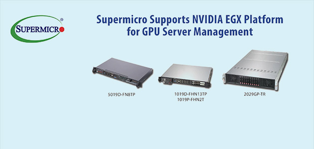 Серверы Supermicro поддерживают инновационную платформу NVIDIA EGX
